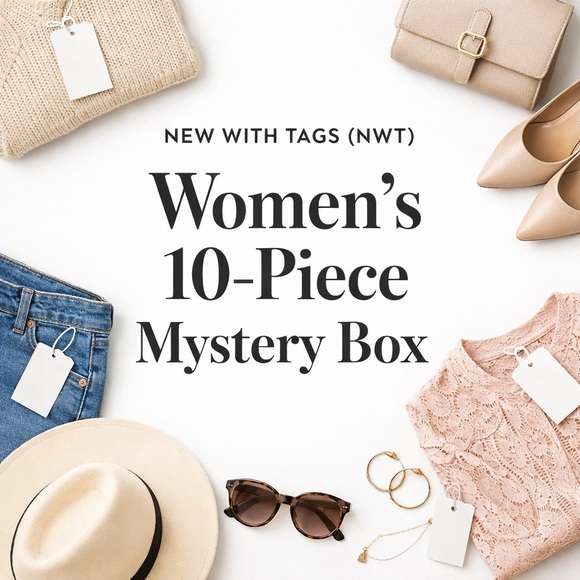 🌟 New With Tags (NWT) Women’s 10-Piece Mystery Box 🌟